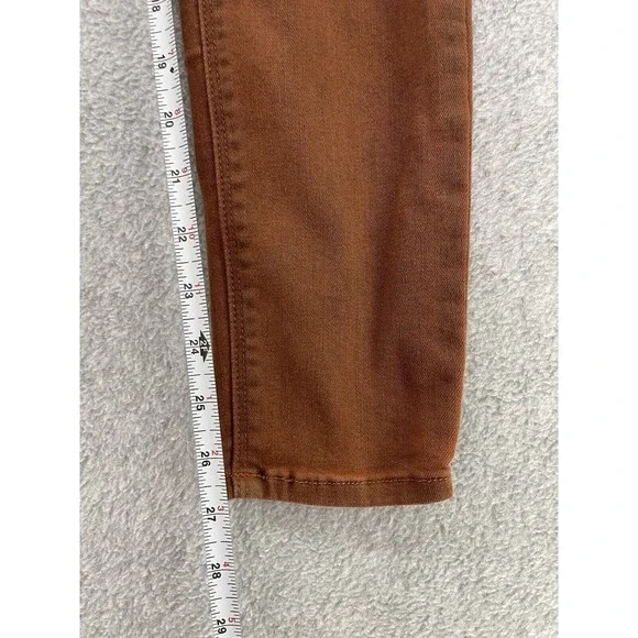 JustBlack Women's Pants Distressed Brown Size 27 Skinny Cotton Blend USA Made - Picture 8 of 14